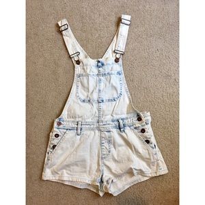 PacSun Bullhead Overall Shorts Size Small